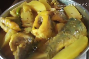 Kola alu choto rui mach er jhol #Homemade healthy food