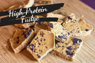 HIGH PROTEIN HEALTHY FUDGE | Only 4 ingredients!