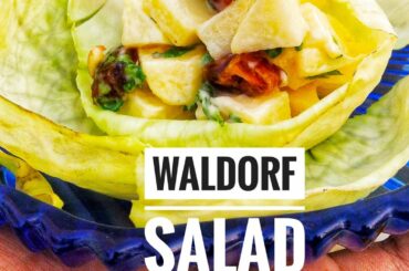 Waldorf salad/ Indian style Waldorf salad/ simple Home made salad/ healthy salad by-chef Ms Chandra