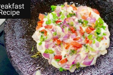 Lockdown 2 min breakfast recipe/simple recipe for lockdown/ instant suji uttapam /Shresth Kitchen