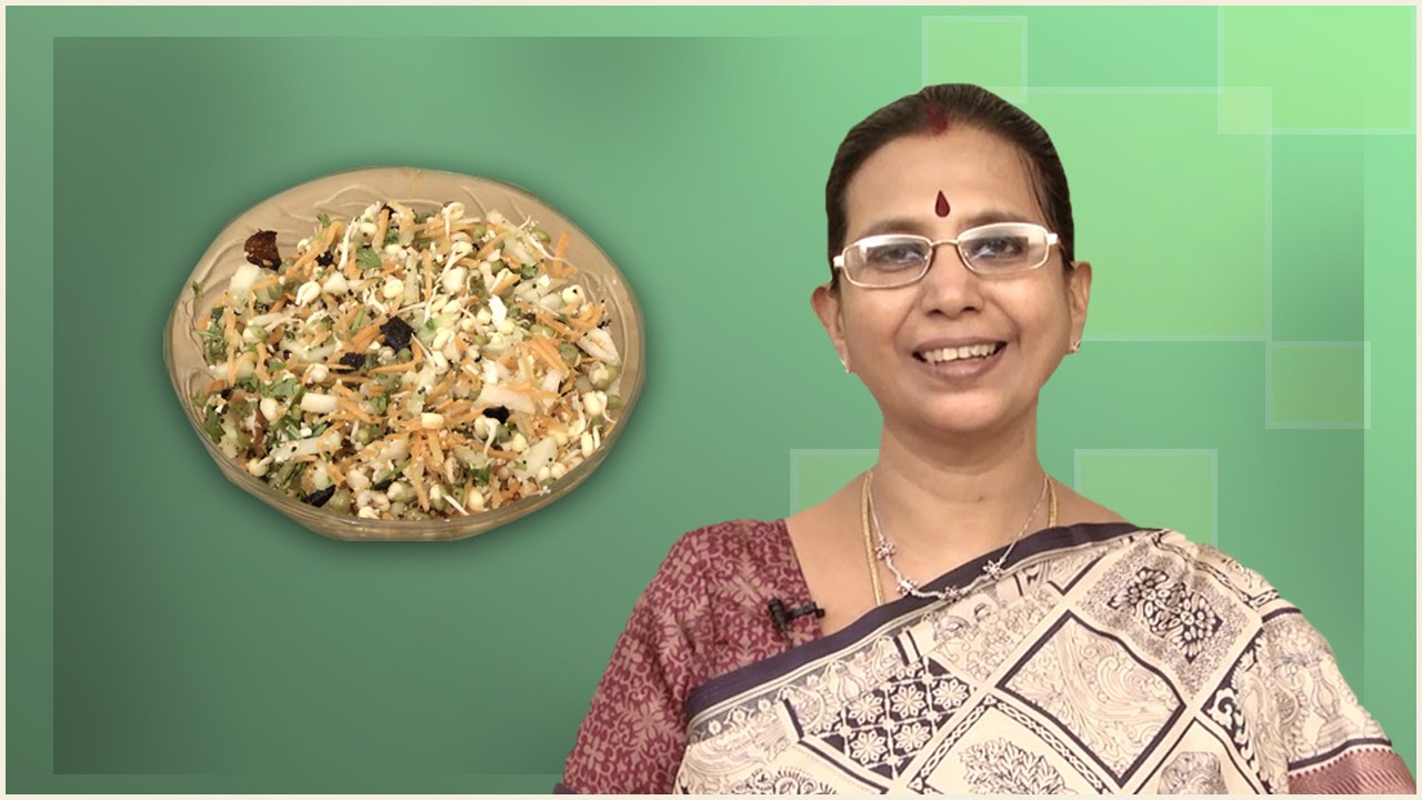 Carrot Cucumber and Bean Sprout Salad | Mallika Badrinath Recipe Carrot Cucumber and Bean Sprout Salad | Mallika Badrinath Recipe
