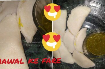 Chawal se bana majedaar Fara recipe //easy,healthy breakfast recipe (phare recipe)