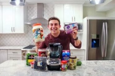 Supplement Free! High Protein Low Fat Breakfast Smoothie Recipe  ( Healthy Nutrition On The GO!)