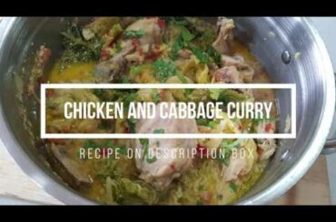CHICKEN AND CABBAGE CURRY !! HEALTHY RECIPE