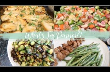 A Week of Healthy Simple Family Dinner Ideas!  What's For Dinner?!