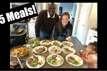 Meal Prepping 5 Simple, Fast, Healthy Dinners I Family of 12!