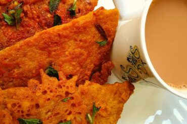 Healthy Bread Pakora Recipe // Made On Tawa With Vegetables & Less Oil   // ब्रेड पकोडा कम तेल में