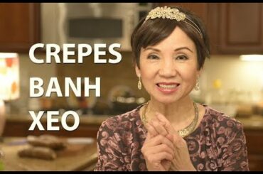 Banh Xeo = Vietnamese Crepes Healthy Recipe