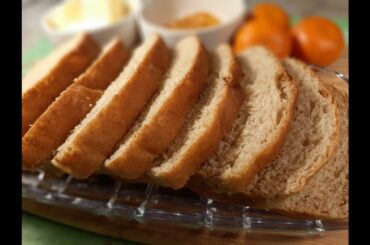 Homemade Whole Wheat Bread - Healthy Eggless Recipe