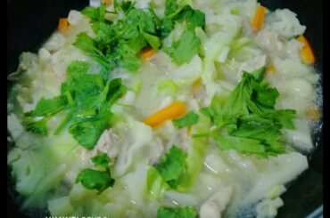 Healthy Chicken Vegetable Soup. 100% fresh and easy making soup.