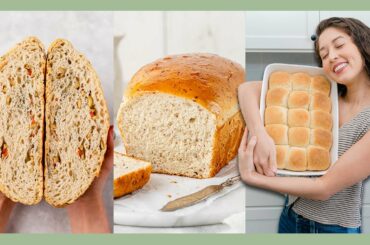 3 Easy Bread Recipes That ANYONE Can Make! (No Bread Maker Needed)