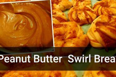 Peanut Butter Swirl Bread | Stay home & bake with me