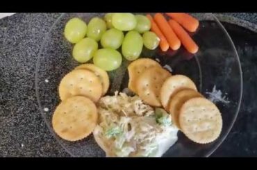 Lunch Ideas 23 Chicken Salad, Ritz crackers, Carrots, Grapes