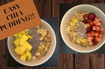 Chia Seed Pudding Recipe | Easy & Healthy breakfast ideas | Chocolate Chia Pudding . #CookWithPB