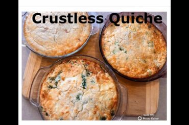 Ultimate Crustless Quiche | Quick Easy Recipe | Vegetarian Quiche | Meat Lovers Quiche | 3 Quiches