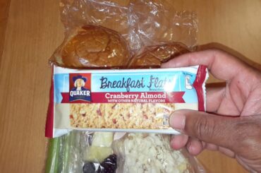 Covid Lunch Ideas 5 Southwestern dinner roll sandwich, berries, apple, celery, popcorn,breakfast bar