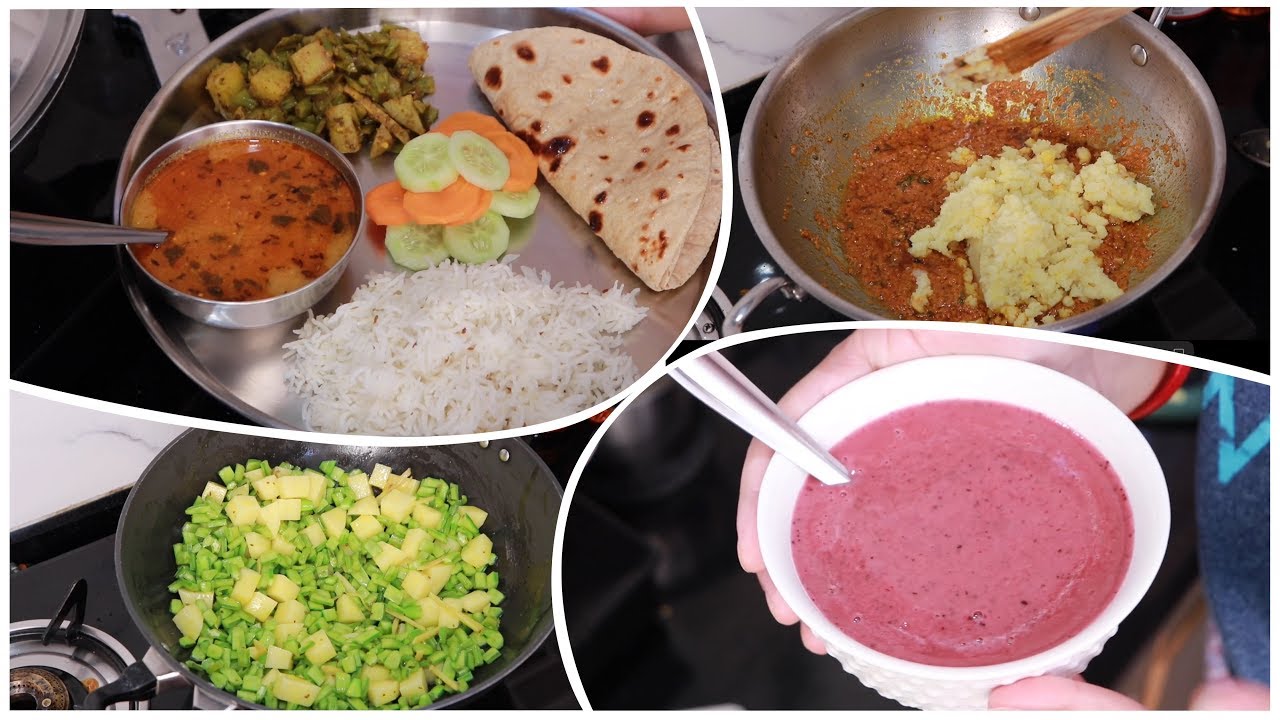 Aloo ki Kadhi without Besan | Preparing Less-Ingredient Simple Veg Dinner Thali in Lockdown | vlog Aloo ki Kadhi without Besan | Preparing Less-Ingredient Simple Veg Dinner Thali in Lockdown | vlog