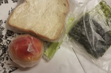 Lunch Ideas 16 Ham and Cheese sandwich, Peach, celery, seaweed, mayonnaise