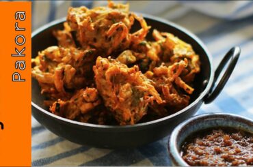 Oil free healthy pakora - non fried crispy pakora recipe | quick and healthy snack | Ramadan 2020