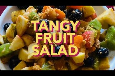 Tangy Fruit Salad Recipe | Fruit Salad | Healthy Salad | By Creative Ishani