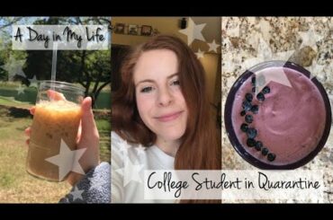 A DAY IN MY LIFE | online classes, at home workout, healthy meals