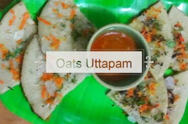 Instant Heart Healthy Oats Uttapam | Instant Uttapam Recipe | Healthy Snack Recipe