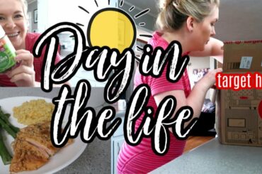 HOMESCHOOLING  DITL! || HUGE TARGET HAUL || CLEANING MOTIVATION || HEALTHY DINNER IDEA