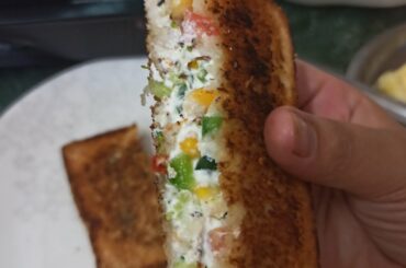 hung curd healthy sandwich recipe
