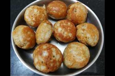 Kambu Paniyaram Recipe / Morning Breakfast, Night Dinner Recipes / Healthy Millet Tiffin Items Tamil