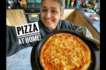 Delicious Pizza at home | Cook with me | Easy Pizza recipe | #withme | Food with Chetna