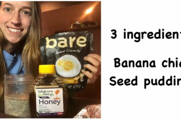 Banana Chia Seed Pudding | Healthy Recipe |