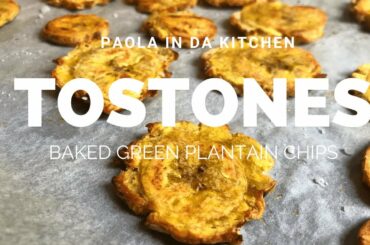 HEALTHY TOSTONES | BAKED GREEN PLANTAIN CHIPS | SIDE IDEAS | SNACK IDEAS | CARIBBEAN RECIPE | EASY