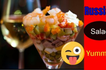 Russian Salad Recipe With Fruit Cocktail |Healthy Russian Salad Recipe
