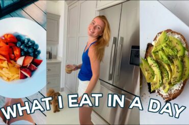 WHAT I EAT IN A DAY ! *easy & healthy at home meals*
