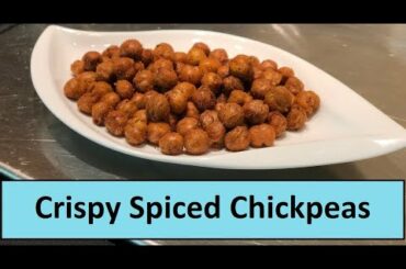 Roasted Crispy Crunchy Chickpeas | Spiced Garbanzo Beans | Show Me The Curry