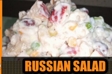Russian Salad | Best Homemade Healthy Salad For Diet | Quick & Easy | Food Fashion |
