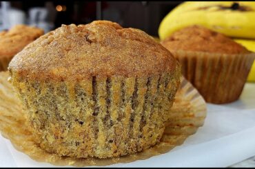 BANANA BREAD | Soft Banana Bread Muffins | Banana Muffins Recipe