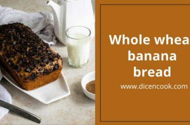 Whole wheat banana bread | Eggless and refined sugar-free healthy bake