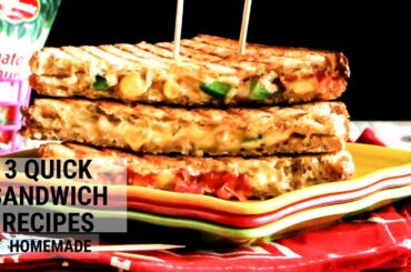 3 Quick Sandwich Recipes 2020 - Easy Sandwich Ideas at home
