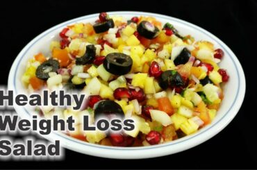 Tasty & Healthy Vegetable Fruit Salad for Easy and Quick Weight Loss