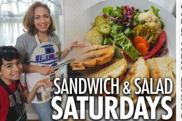 Dinner Meal Ideas | SANDWICH and SALAD SATURDAYS
