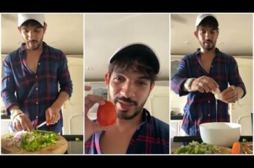 Arjun Bijlani Making Easy and Healthy Breakfast