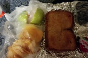 Lunch Ideas 32 Cheese Sandwich, pear, barbecue chips, babybel, Oreo's