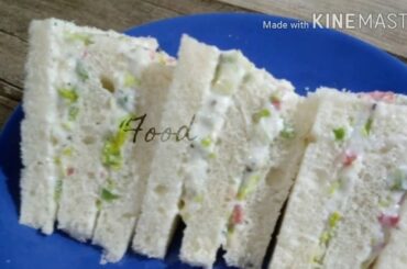 “Veg Cold Sandwich” |Unique |Easy Sandwich recipe by FoodVille.