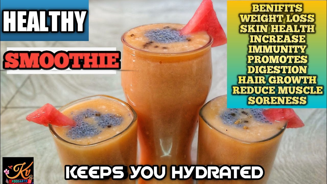 Healthy smoothie recipe | muskmelon smoothie | watermelon smoothie | banana smoothie | bananamelon Healthy smoothie recipe | muskmelon smoothie | watermelon smoothie | banana smoothie | bananamelon
