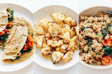 3 VEGAN SAVOURY SNACKS/LIGHT MEALS | Easy & Healthy