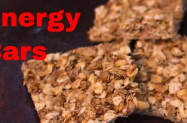 energy bar recipe | healthy snack recipe | oats and walnut