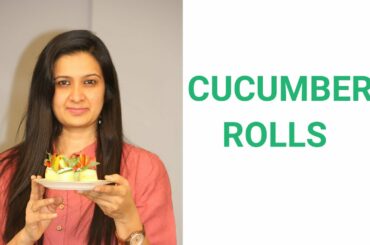 Cucumber rolls  | Raw meal ideas | Quick salad with a twist