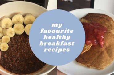 Quarantine: Healthy SWEET breakfast recipes! (you will need oats) + 中文字幕