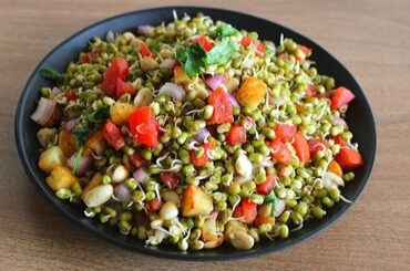 High PROTEIN Salad - Healthy Vegetarian Recipes | Indian Bodybuilding Diet Recipes for Beginners 🇮🇳